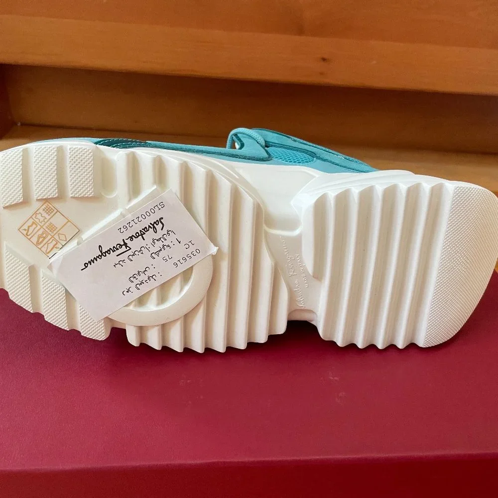 Blue Skylar Sneaker from Salvatore Ferragamo - Picture 10 of 13